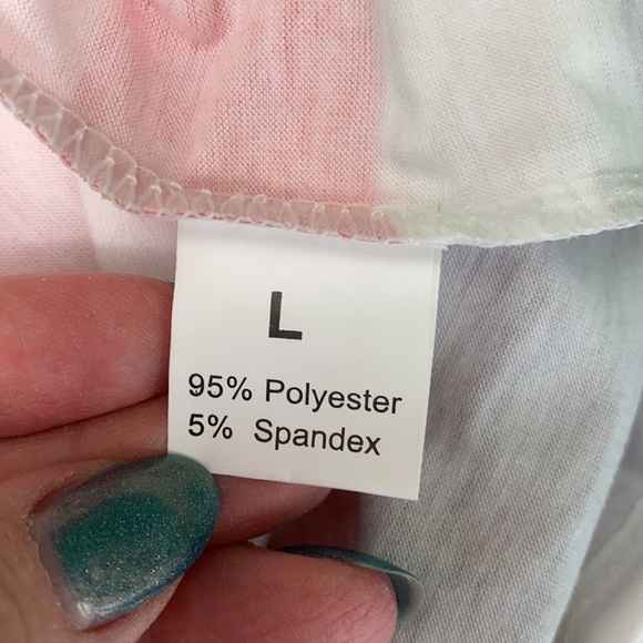 Striped V-Neck Tee - Picture 8 of 9